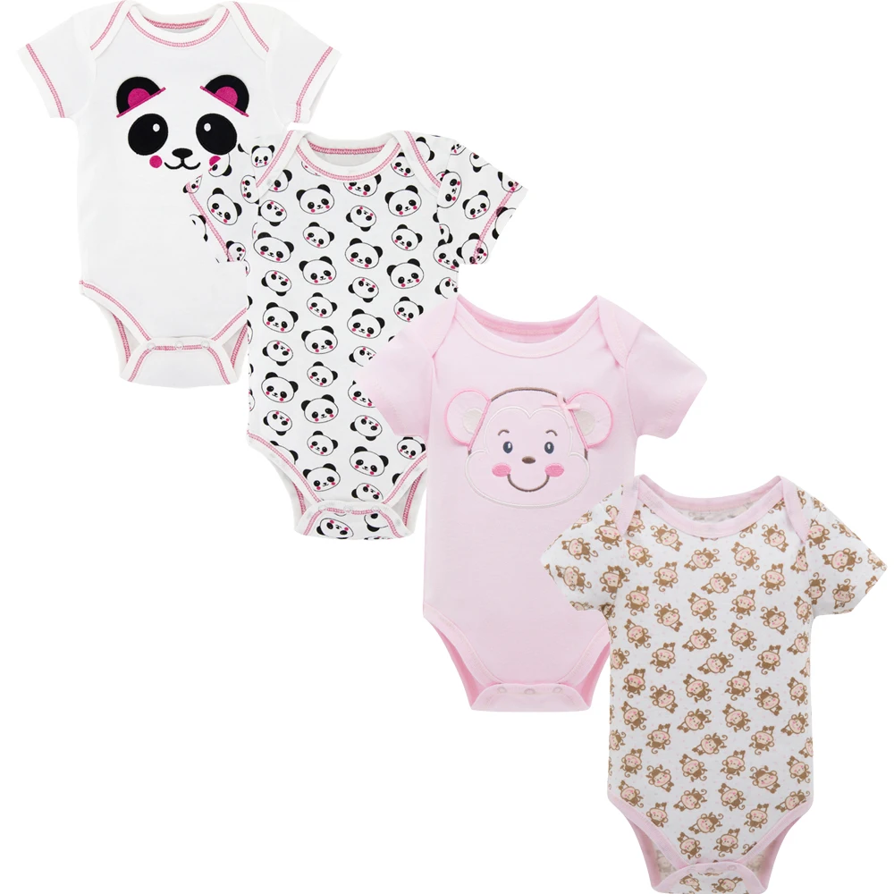 Случайный короткий рукав для новорожденных боди для маленьких мальчиков Комбинезоны из хлопка bebes одежда для малышей Летний комбинезон для девочек Одежда для новорожденных para
