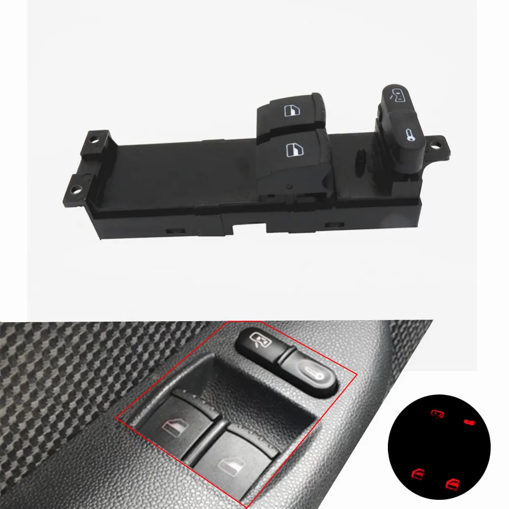 

Window Panel Switch FOR VW GOLF 4 PASSAT BORA ELECTRIC WINDOW SWITCH BUTTON FRONT 1J3959857B 1J3 959 857B 1J3 959 857 B