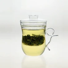 400 мл термостойкая стеклянная посуда для чая травяные Цветочные чашки чая тепловой стакан из теплоизоляционного материала чашка