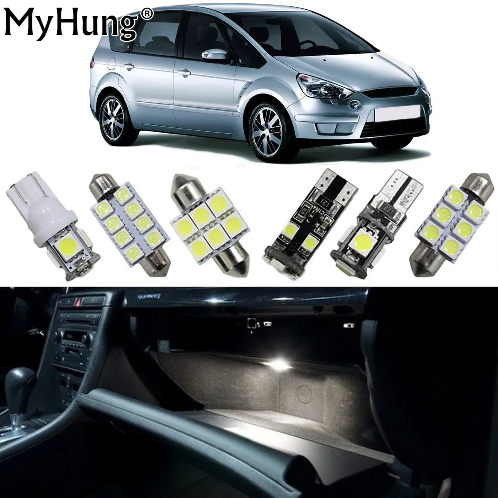Dome Led Light For Ford S MAX Car Interior Replacement Bulbs Map font b Lamp b