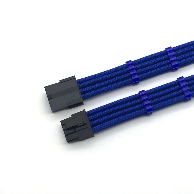 Разноцветный Удлинительный кабель с одним рукавом GPU 8Pin к PCI E 6 + 2Pin гребнем 2
