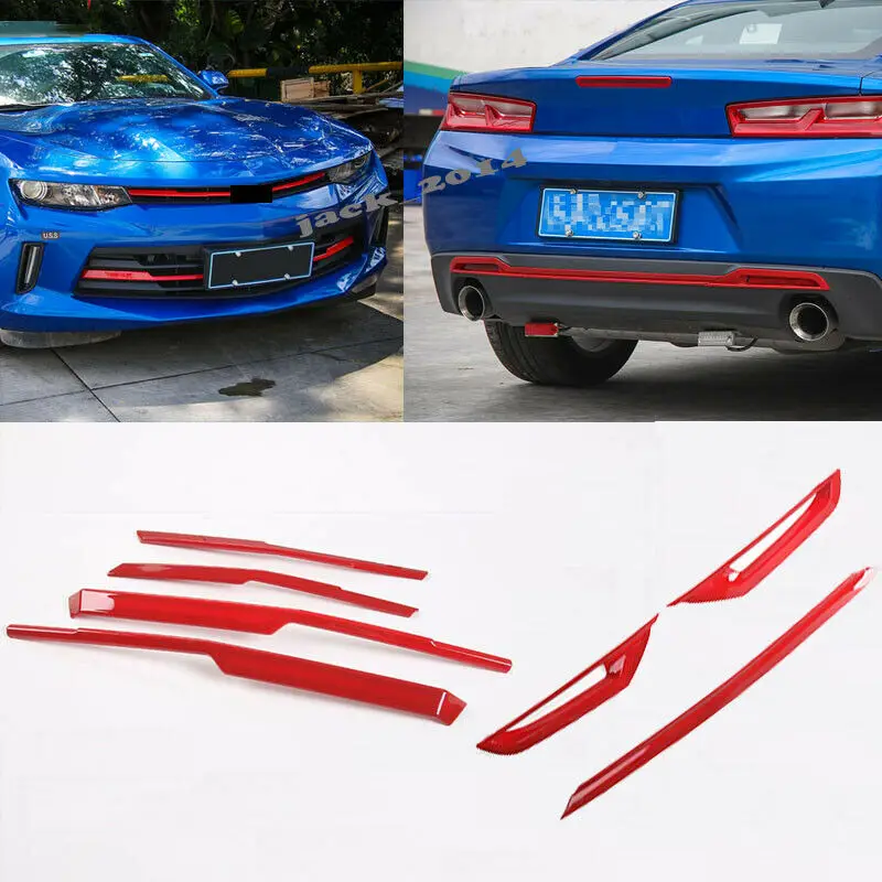 Для Chevrolet Camaro Передняя Центральная решетка гриль крышка отделка 7 шт./компл