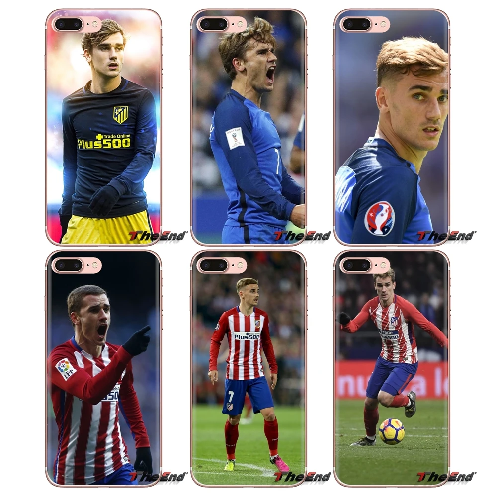 

For Huawei G7 G8 P7 P8 P9 P10 P20 P30 Lite Mini Pro P Smart Plus 2017 2018 2019 Soft Transparent Shell Covers Antoine Griezmann