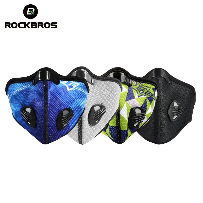 

ROCKBROS Skiing Breathable Face Masks Windproof Snowboard Mask Dustproof Activated Air Filter Outdoor Sports Cycing Motorcycle