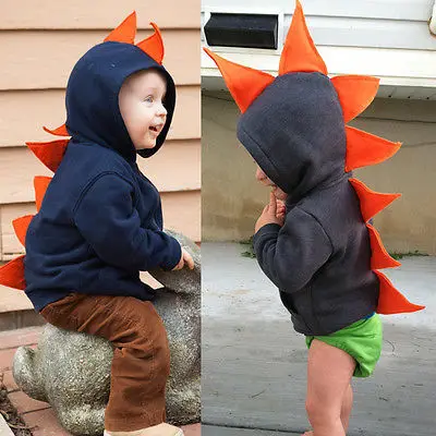 Fashion Baby Children Kids Baby Girl Boy Dinosaur Long Sleeve Hoodie font b Jacket b font