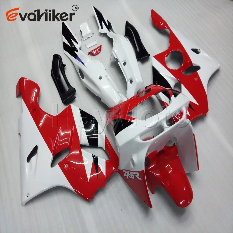 ABS Пластиковый обтекатель для ZX-6R 1994-1997 ZX6R 1994 1995 1996 1997+ Болты+ Окрашенный желтый - Цвет: D
