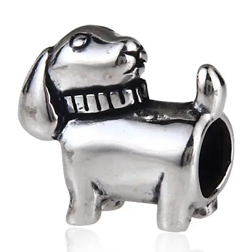 Pet dog charms 925 sterling silver jewelry beads Fit for pandora