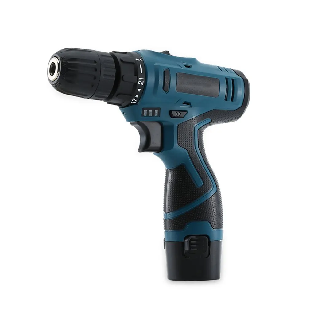

12V Electric Screwdriver Cordless Drill kit Wireless Power Driver Lithium Battery high Speed Electric Drill with Accessories