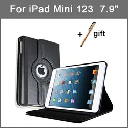 Новый 360 Вращающийся чехол для iPad mini 1 mini 2 mini 3 флип-Стенд защитный 7,9 ''чехол для iPad mini 1 2 3 Спящая защитная оболочка