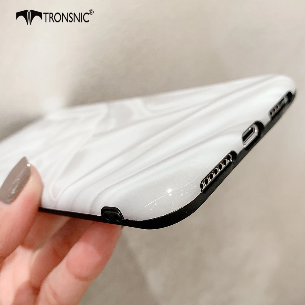 Чехол для телефона TRONSNIC Marble Green iPhone X XS MAX XR матовый мягкий модный чехол 6s 6 7 8 Plus