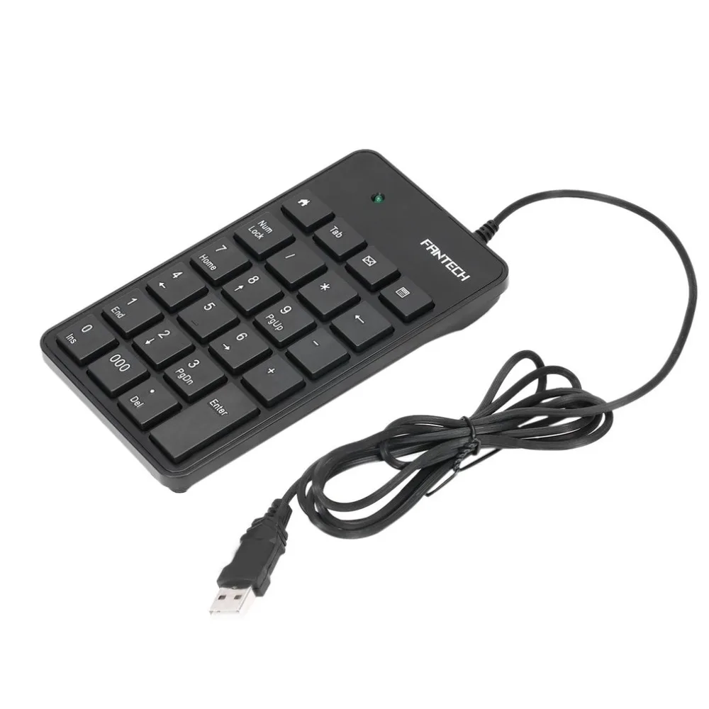 

Mini 23-Keys USB Number Pad Keypad Portable Numeric Keyboard For Laptop Notebook FTK-801 Eletronic Accessories
