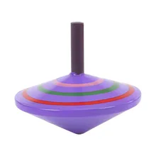 Классическая игрушка, разноцветный вращающийся деревянный спиннинг, традиционный деревянный детский подарок