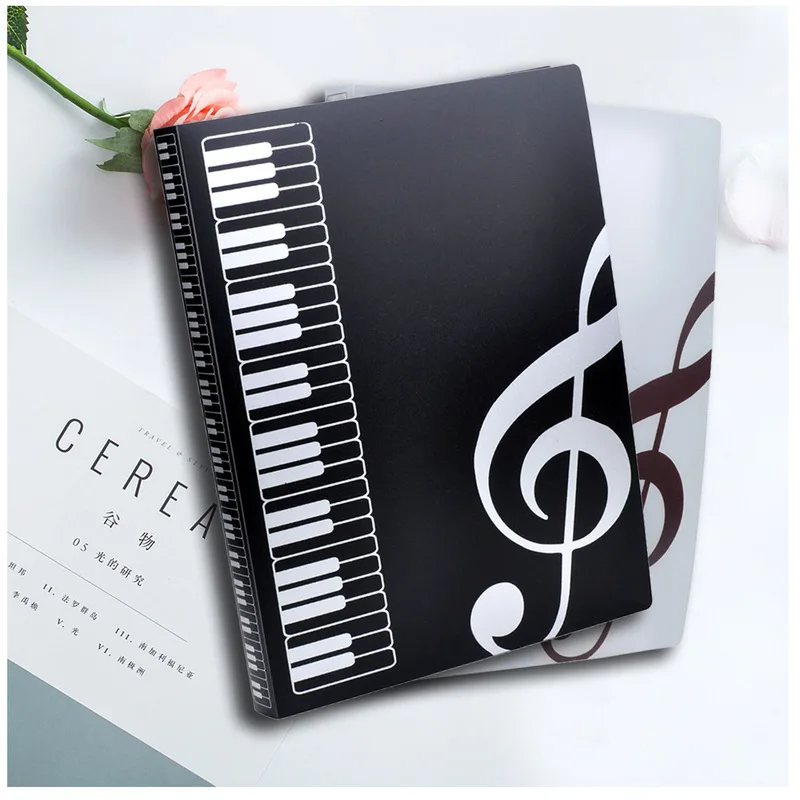 

Dairy 2019 Coloffice High-quality creative multi-layer A4 music keyboard 40 transparent page School Office Stationery Planner