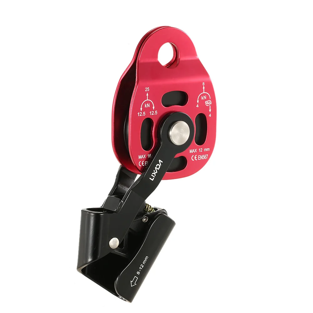 Lixada Ascender 25KN транспортировочный блок 8-12 мм канат Slackline воздушный спасательный защитный рок Жумар кулачковый процесс захвата