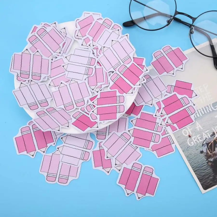 Мода 45 шт. записываемые DIY Дневник стикер этикетка Скрапбукинг наклейка руководство украшение детская игрушка наклейка s - Цвет: B09387