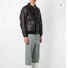 Новая брендовая куртка из конской шкуры. Мужская классическая A-2 кожаная куртка-бомбер для полетов, винтажные куртки пилота. Качественная черная