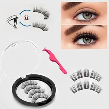 Магнитные ресницы с 5 магнитами натуральные накладные ресницы ручной работы 3D/6D магнитные ресницы с аппликатором