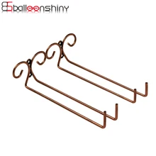 Balleenshiny Нержавеющая сталь чашки бокалы Дисплей стойки настенное крепление Wine Стекло держатель Вешалка подвесная полка Барные инструменты Посуда