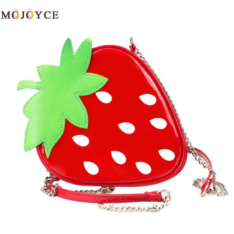 

Strawberry Shape Crossbody Bag for Women Mini Shoulder Bags Cute Ladies Female Messenger Bags carteras y bolsos de mujer