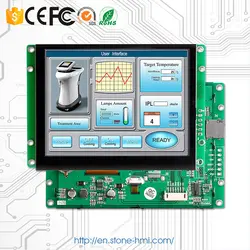 Открытая рамка/Встроенный 7,0 "480x800 HMI Сенсорный экран дисплей с 3 года гарантии