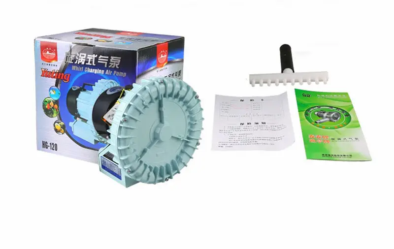 

aquarium fish pond aerator vortex type air pump oxygen machine 120w air flow 12m3/h for big fish tank