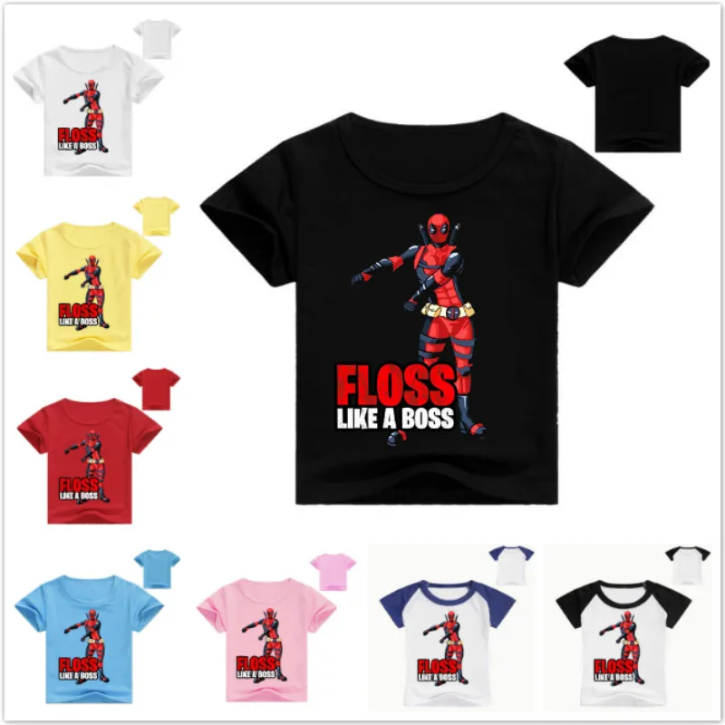 FLOSS LIKE A BOSS/футболки для мальчиков г. Летние топы, футболки с коротким рукавом для девочек, детские футболки для мальчиков, одежда хлопковая футболка