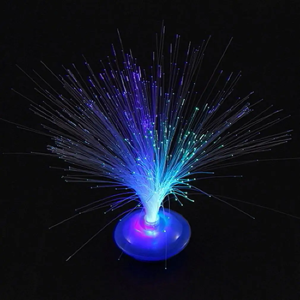 ICOCO Romantic LED Fiber Optic Night Light Lamp Novelty Nightlight