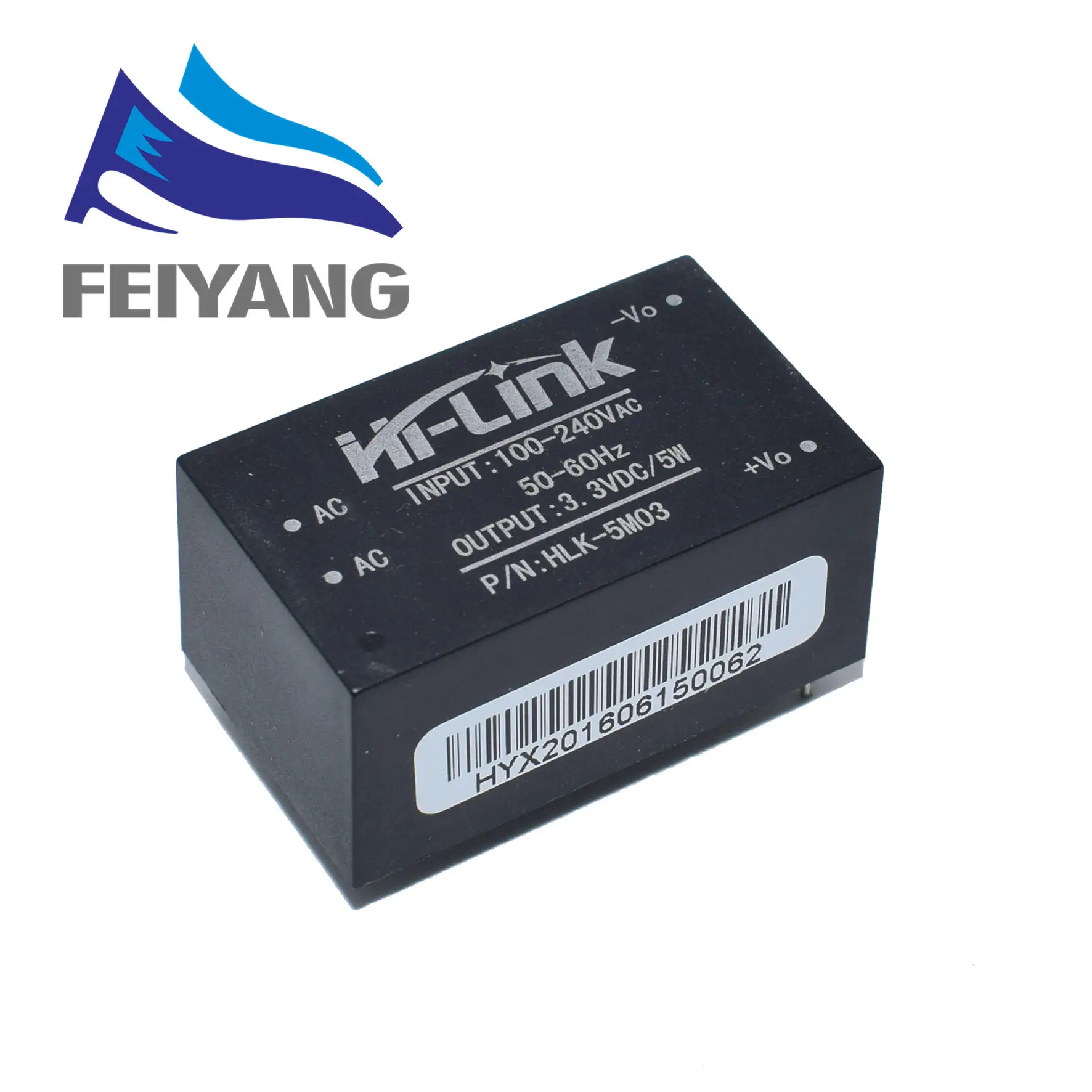 HLK-5M03 5 шт. HLK-5M05 HLK-5M03 HLK-5M12 5 Вт AC-DC 220 В до 12 В/5 V/3,3 V Buck понижающий модуль питания-преобразователь интеллигентая(ый - Цвет: HLK-5M03
