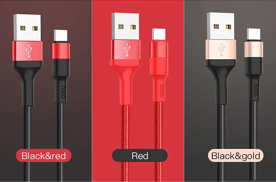 HOCO кабели для мобильных телефонов usb type C кабель 2A USB-C кабель передачи данных для быстрой зарядки для samsung S9 Xiaomi Mi 8 huawei P20 lite