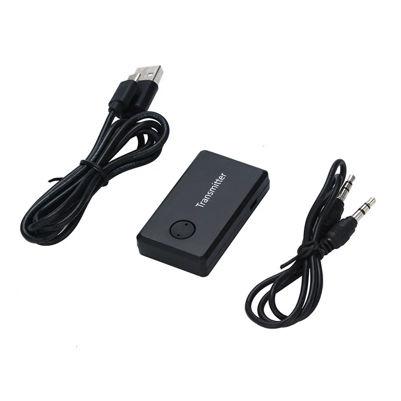 Wireless Bluetooth 4.0 Audio Transmitter Splitter Receiver Multi-point Music Adapter USB Charging With 3.5mm Audio Cable 30NT29 (1)