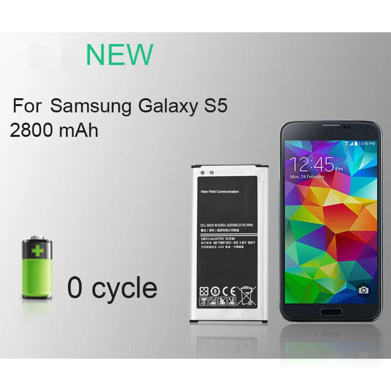 EB-BG900BBC полимерная батарея для samsung Galaxy S5 i9600 G900S G900F SM-G9008V/W G9009W/G9009D/V 2800mAh сменные батареи