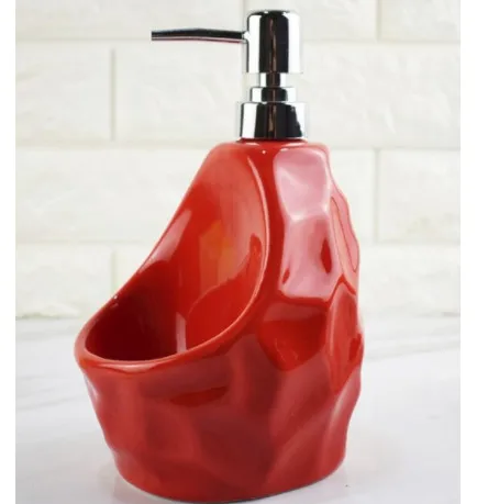 

Bathroom Ceramic + ABS Liquid Soap Dispenser Kitchen Soap Dispenser Pump Lotion Bottle 650ML Dispensador De Jabon