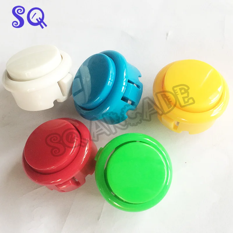 

Arcade Push Button Durable 30mm Arcade Button Built-in Micro Switch Perfect Replace Jamma Game Long Switch Multi-color wholesale