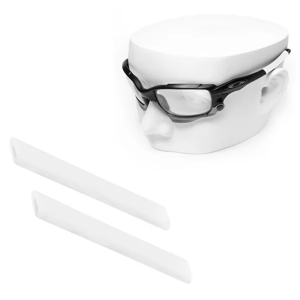 OOWLIT резиновые носки с ушками для Jawbone/Гонки солнечные очки к куртке - Цвет линз: White Ear Socks