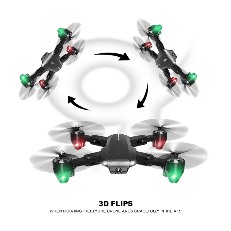 Режим складной дешевый Радиоуправляемый вертолет WiFi FPV 100 м Дрон с HD камерой 720P