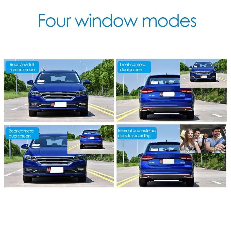  VODOOL L431 3 Objektiv Auto DVR Kamera 4 
