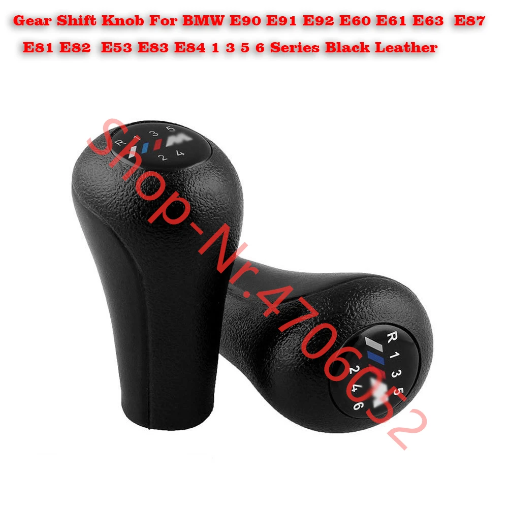 Ручка переключения передач для BMW E90 E91 E92 E60 E61 E63 E87 E81 E82 E53 E83 E84 1 3 5 6 серия Черная