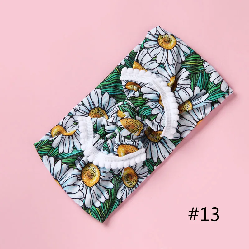 No.13 1 шт.; летняя Новинка; детская эластичная повязка на голову с фруктами; повязка на голову с кроличьими ушками; головная повязка для новорожденных; головной убор - Цвет: No.13