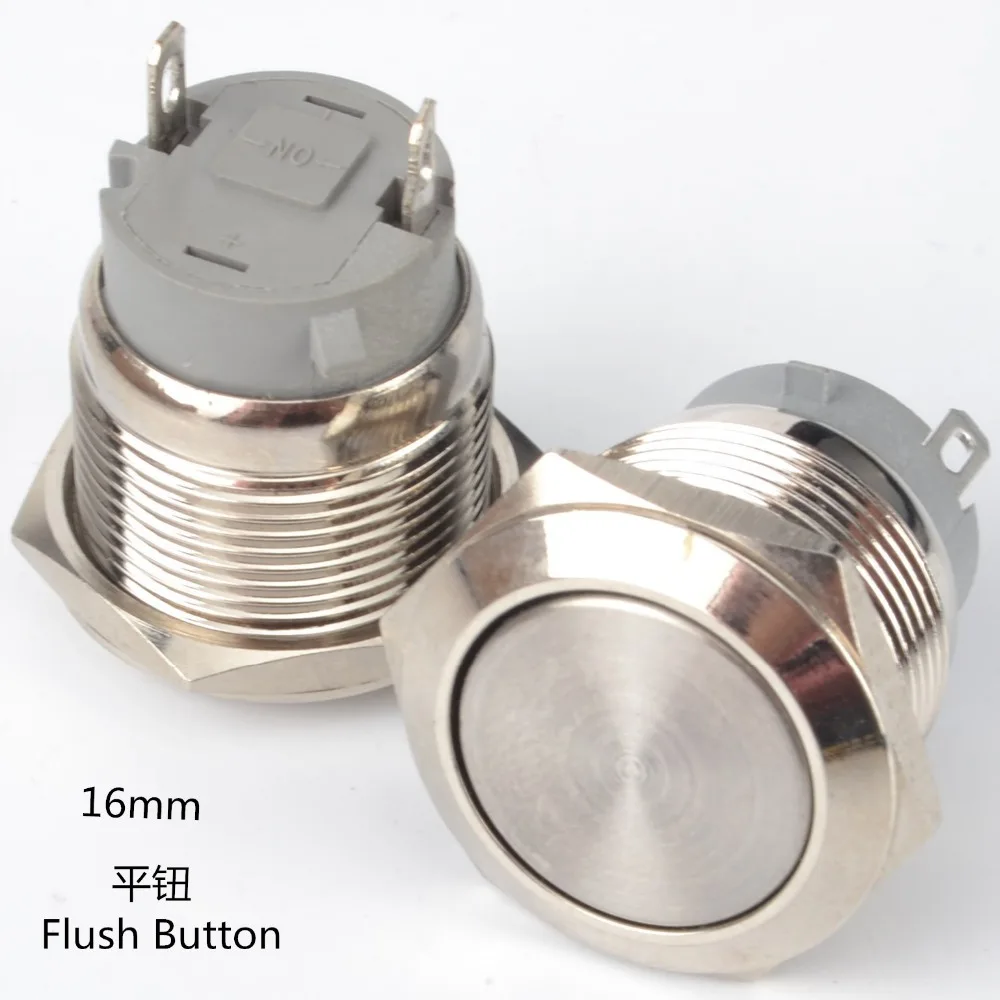 

16mm Meta Momentary Extended Push Button Switch 2pin