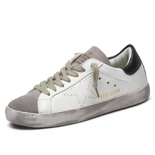 New Brand Designer 2017 Italy Golden Genuine leather Casual Men Trainers Goose All Sport Star Breathe Shoes Footwear Zapatillas