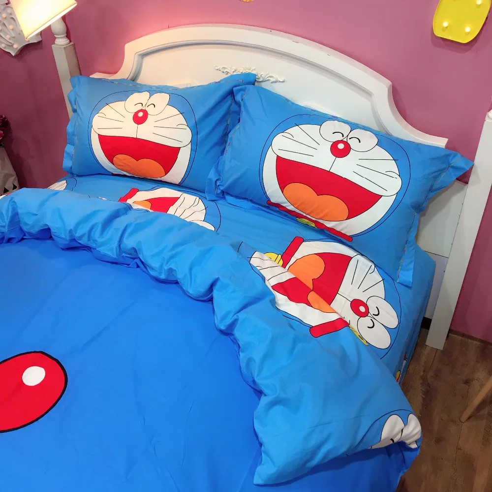 الأزياء الكرتون القط 3d الرئيسية مجموعة مفروشات عبقور المطبوعة الاطفال نوم السرير القطن الكتان 4 قطع غطاء لحاف السرير ورقة سادات الأزياء الكرتون القط 3d الرئيسية مجموعة مفروشات عبقور المطبوعة الاطفال نوم السرير القطن الكتان 4 قطع غطاء لحاف السرير ورقة سادات