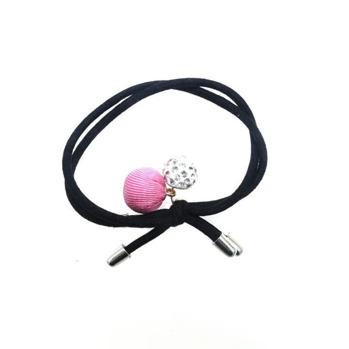 8 10pcslot Kids Elastic Hair Bands Hair Accessories For Women Headband Soft Fabric Girls Flower Hairband Children Rubber Band 30