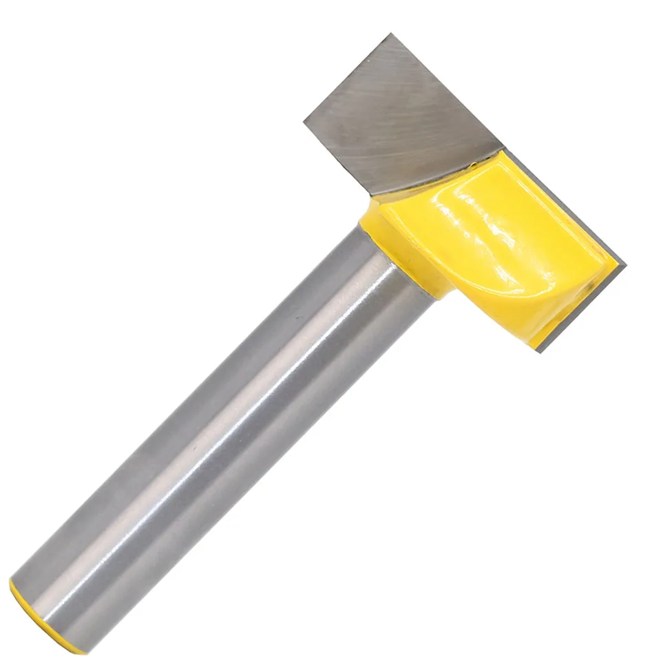 1 pieza 1/2 "vástago 1-1/2" diámetro de la parte inferior de limpieza del enrutador Bits de limpieza de la carpintería