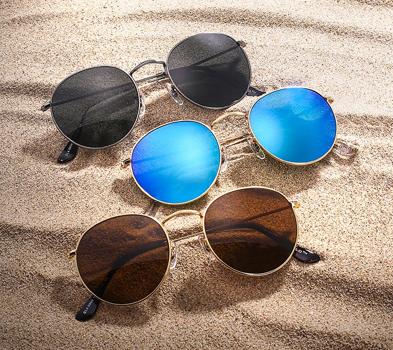 Burgess Round Vintage Sunglasses