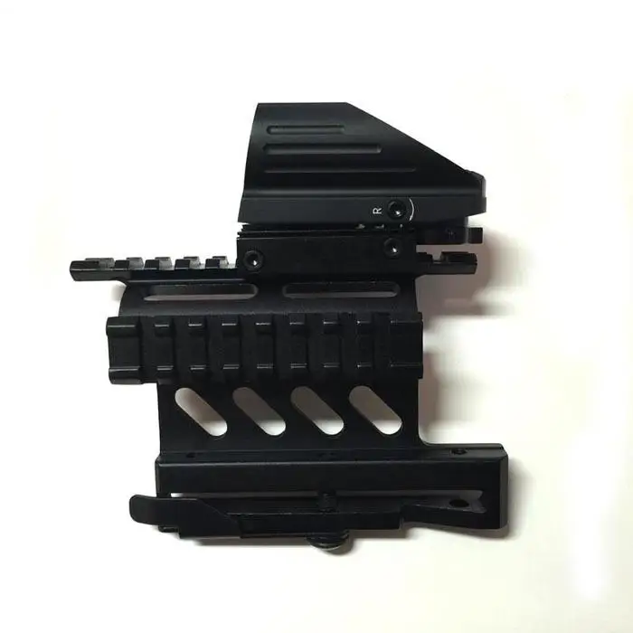 

Green Red Dot Sight Reflex Scope 20mm Hunting Tactical AK Holographic 1x22x33 Reflex +Tactical AK Side Mount Quick QD Style 20mm