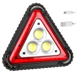 3COB + 36LED высокая яркость рабочий Предупреждение ющий свет USB Перезаряжаемый 180 градусов регулируемая функция Открытый Кемпинг Палатка свет