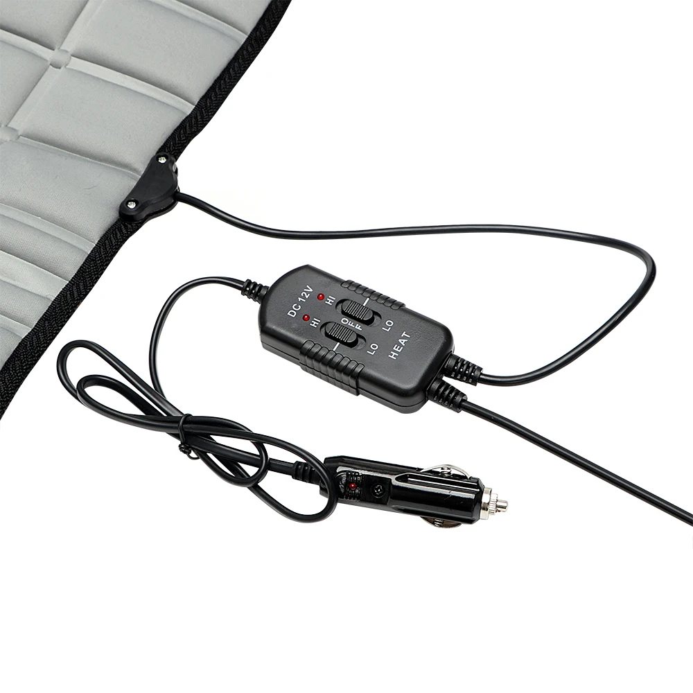 YOSOLO Winter Supply Electric Heated Heater Warmer Car Seat Cushion Pad Interior Accessories Black Gray Automobiles Seat Covers YOSOLO Winter Supply Electric Heated Heater Warmer Car Seat Cushion Pad Interior Accessories Black Gray Automobiles Seat Covers