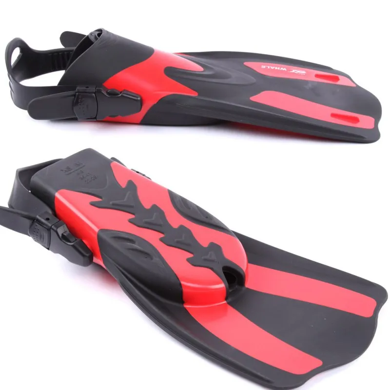 

N 2017 Water Sports Adult Flexible Swimming Fins Submersible Long Swimming Snorkeling Foot Profession Diving Fins Flippers X/XL