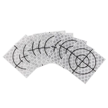 

100 Pcs Reflector Sheet Reflective Tape Target Total Station 20/30/40/50/60mm