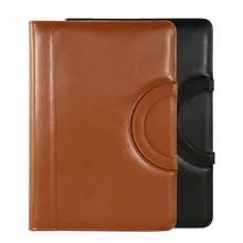 Carpeta Archivadora A4 de piel sintética, portátil, Padfolio, organizador de documentos de oficina grande, maletín con calculadora, productos archivadores